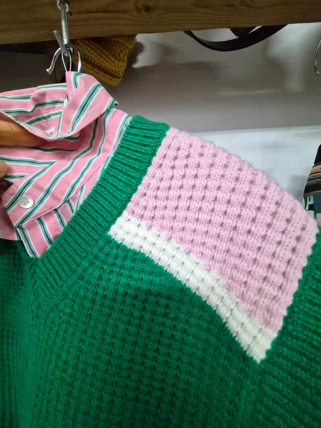 마르니 니트베스트. 니코앤드. 그린팬츠 상품이미지4