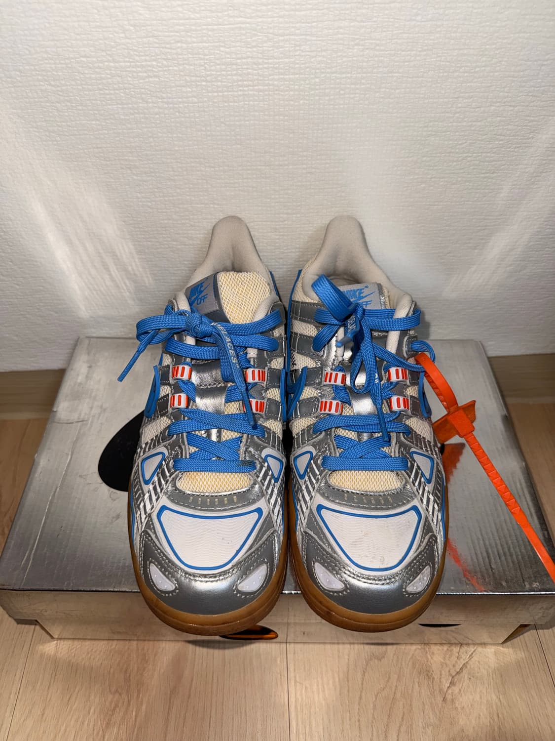 나이키 x 오프화이트 에어 러버 덩크 유니버시티 블루 상품이미지5