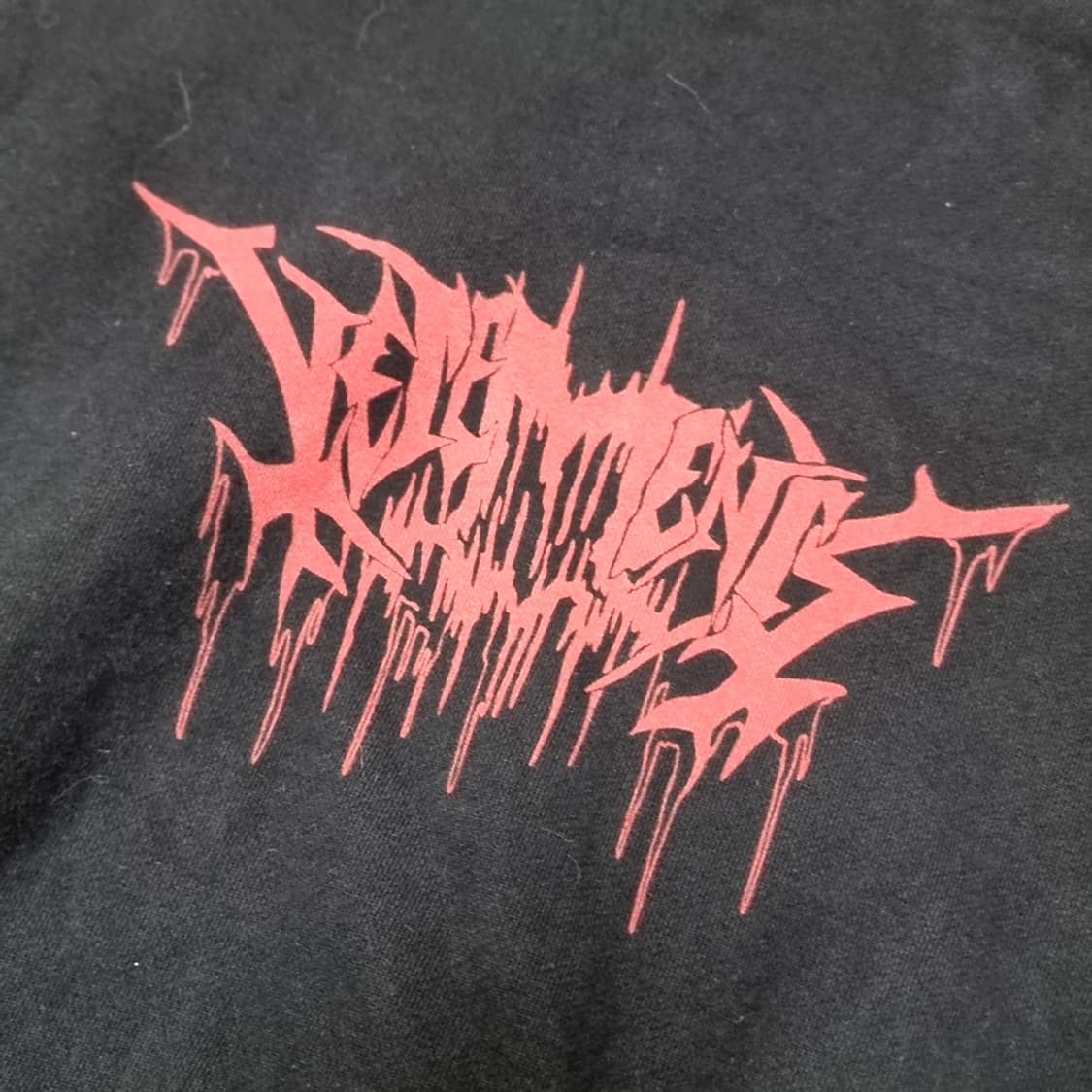 베트멍 블랙 시티로고 메탈 로고 후드티(free) 상품이미지3