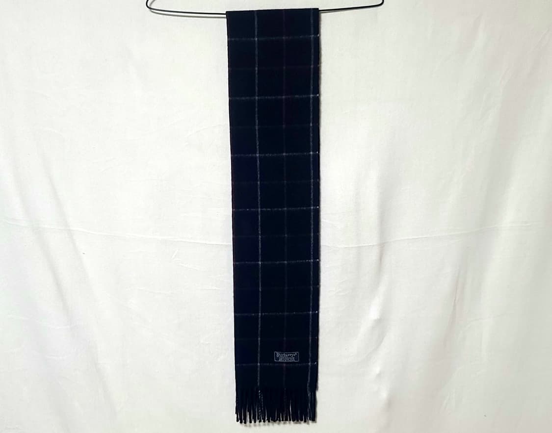 버버리 90s Burberrys 캐시미어 윈도우 체크 머플러 상품이미지6