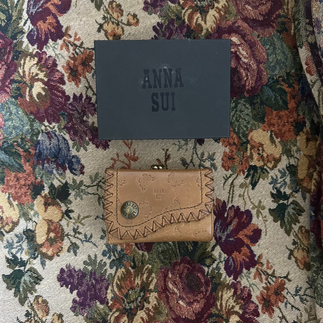 안나수이 빈티지 3단 반지갑 anna sui wallet (박스o) 상품이미지2