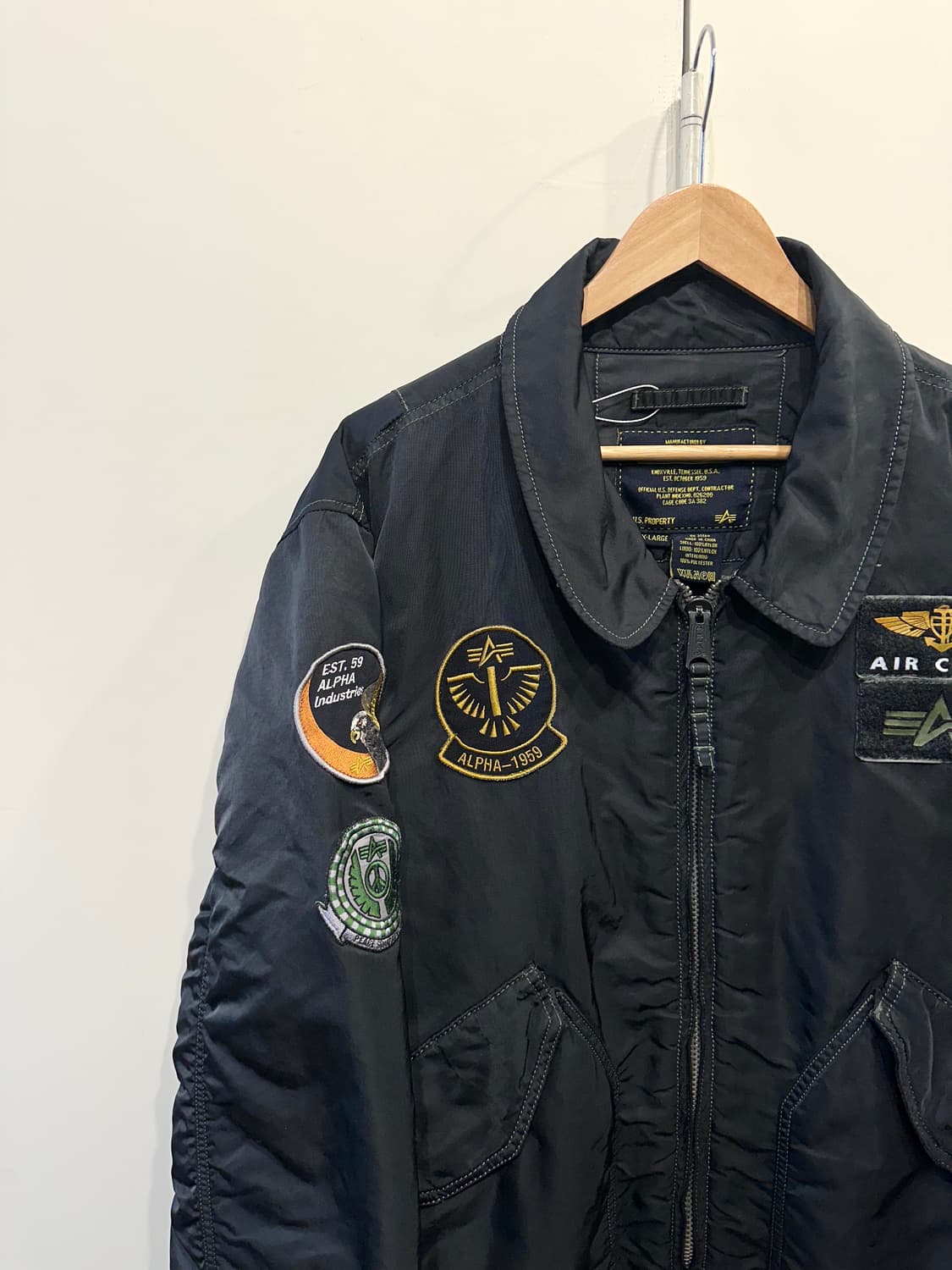 알파인더스트리 MA-1 와펜 플라이트 자켓 상품이미지4