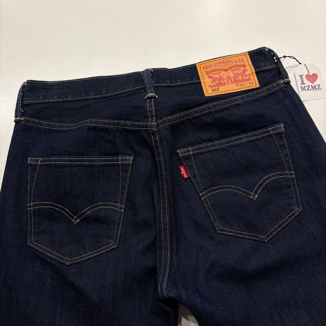 [30x34] 리바이스 501 오리지널 데님 팬츠 청바지 C419 상품이미지3