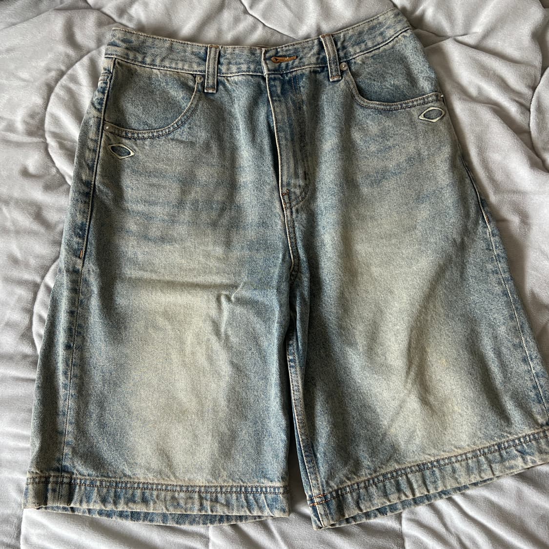 미스치프 데님 버뮤다 팬츠 M 상품이미지4