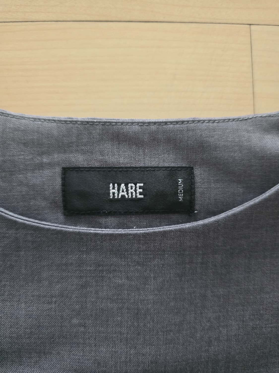 HARE 하레 미니멀 오버핏 반팔 셔츠 M 상품이미지3