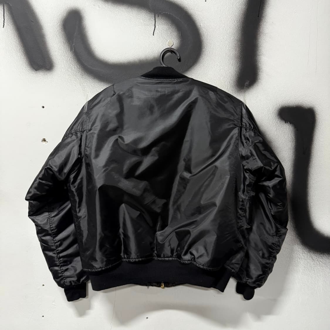 로스코 리버시블 Ma-1 플라이트 봄버 자켓 블랙 상품이미지2