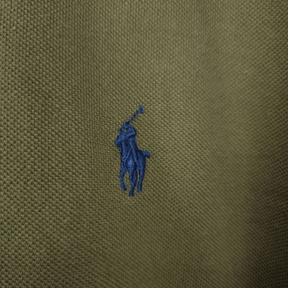 [폴로 랄프로렌] 포니 로고 자수 긴팔 카라티 카키 M19532 상품이미지6