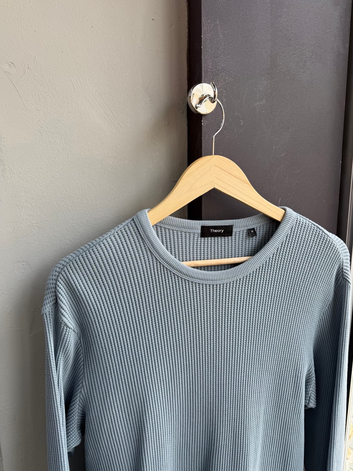 M/ 띠어리 와플패턴 크루넥 스웻니트 상품이미지3