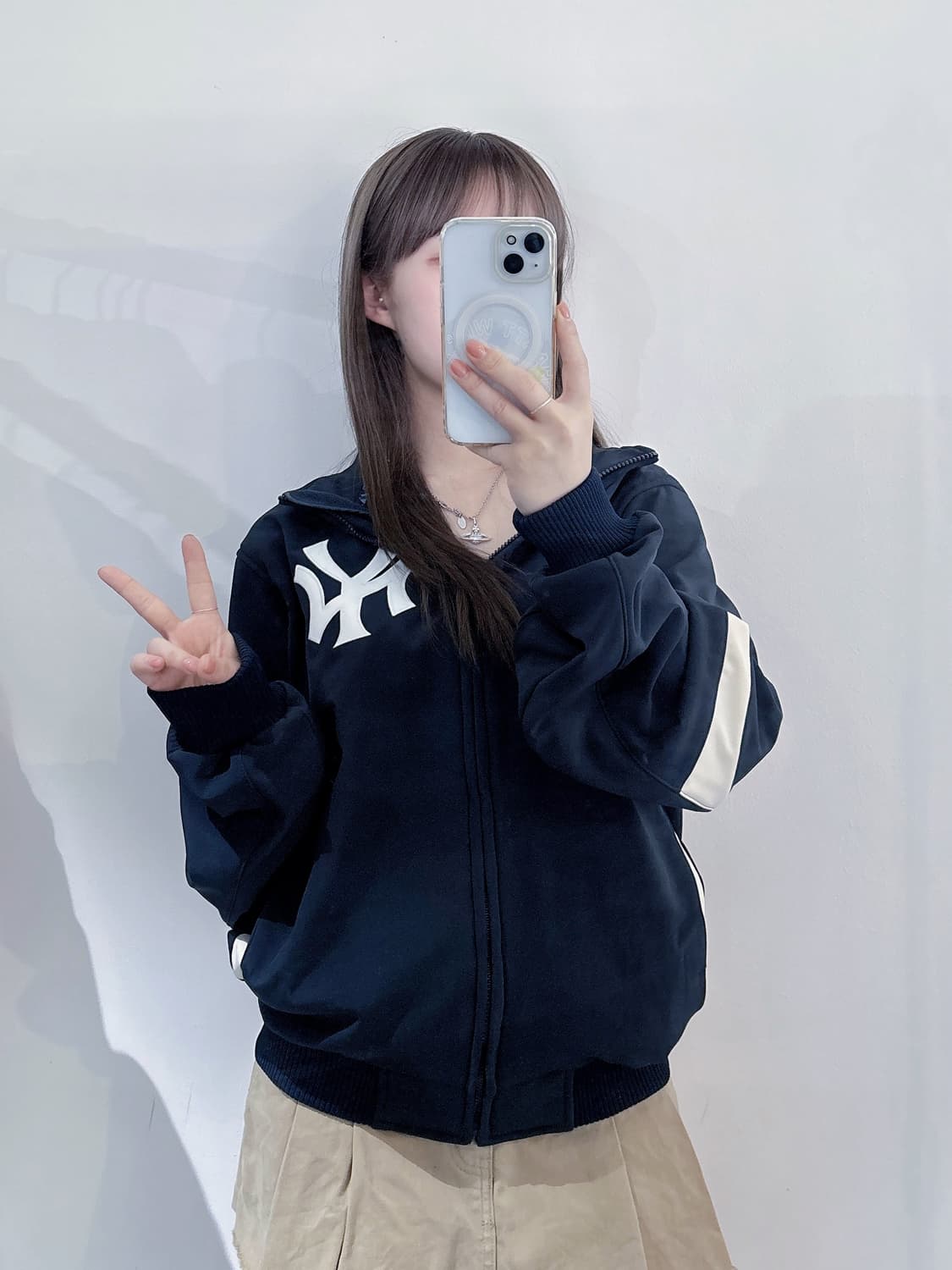 에슬레틱웍스 뉴욕양키스 집업 자켓 상품이미지2
