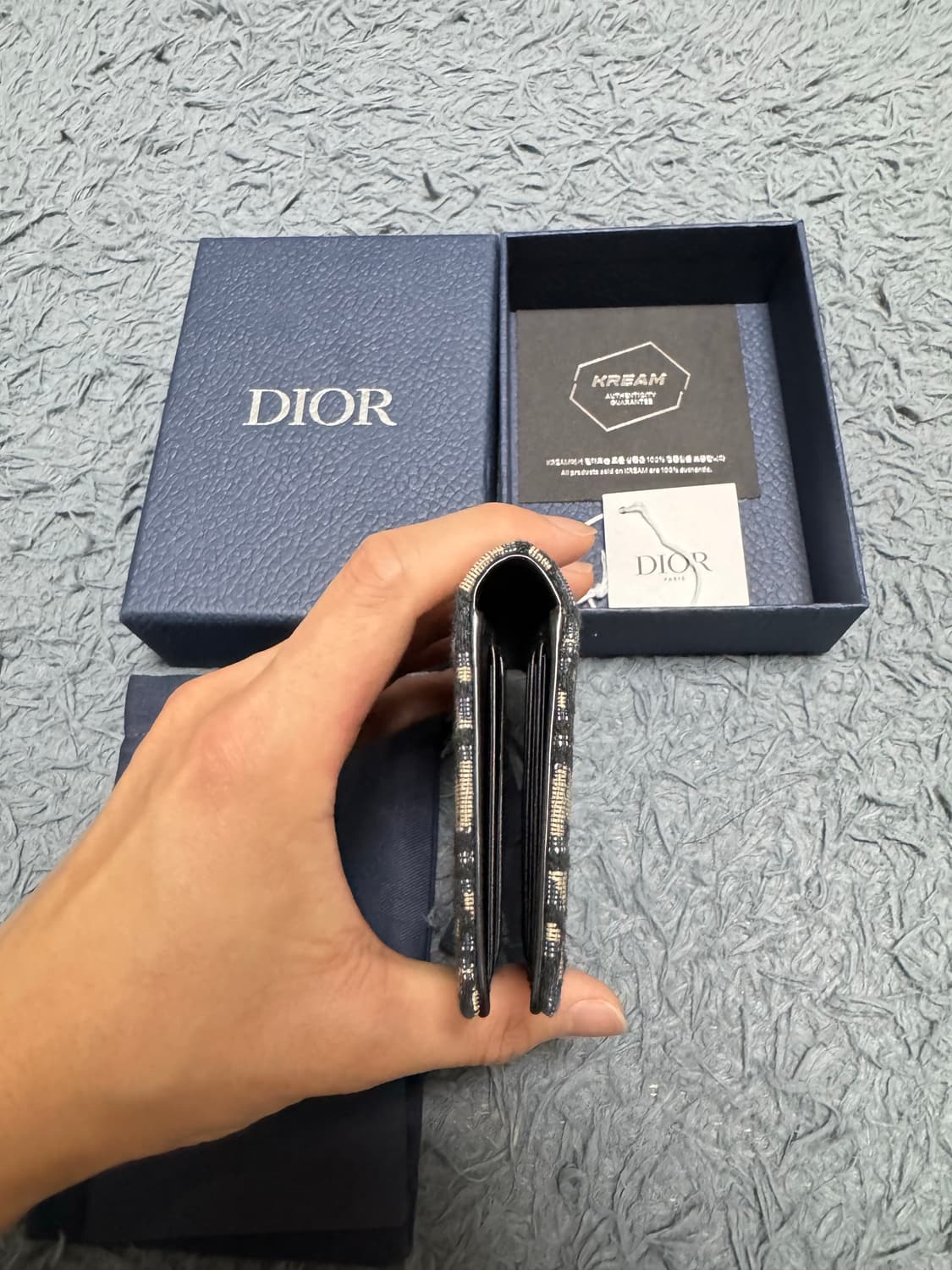 디올 오블리크 오거나이저 베이지 새상품름 상품이미지6