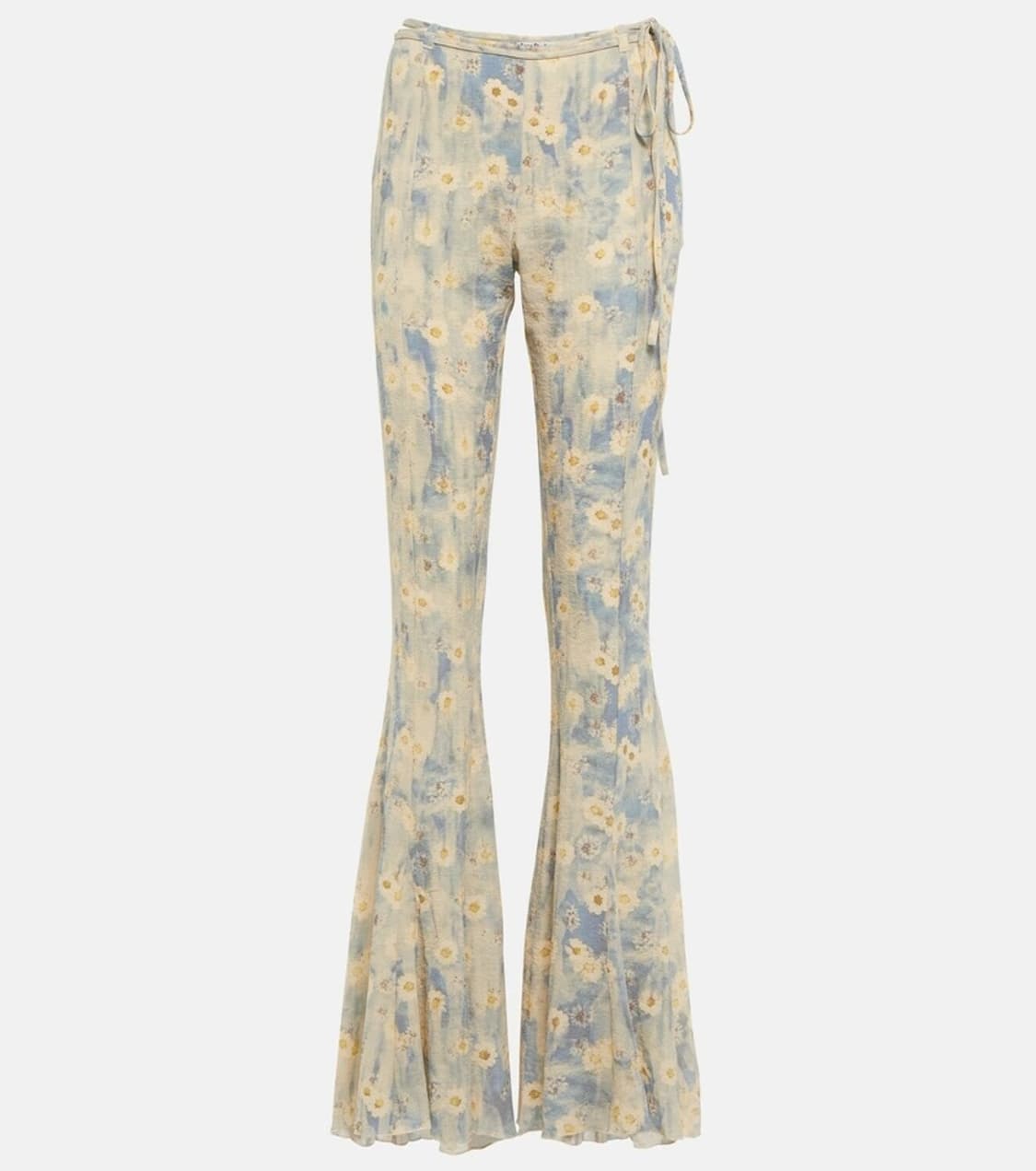 Acne Studios Flared Floral Pants 상품이미지5
