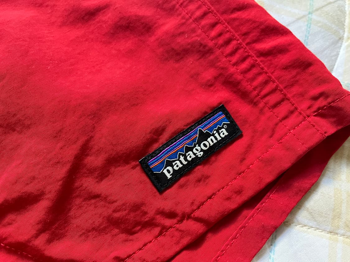 파타고니아 배기스 5인치 레드 M 상품이미지3