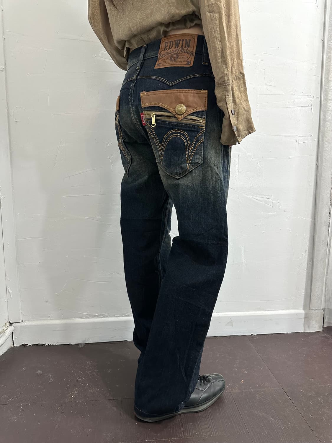 edwin western denim pants 상품이미지1