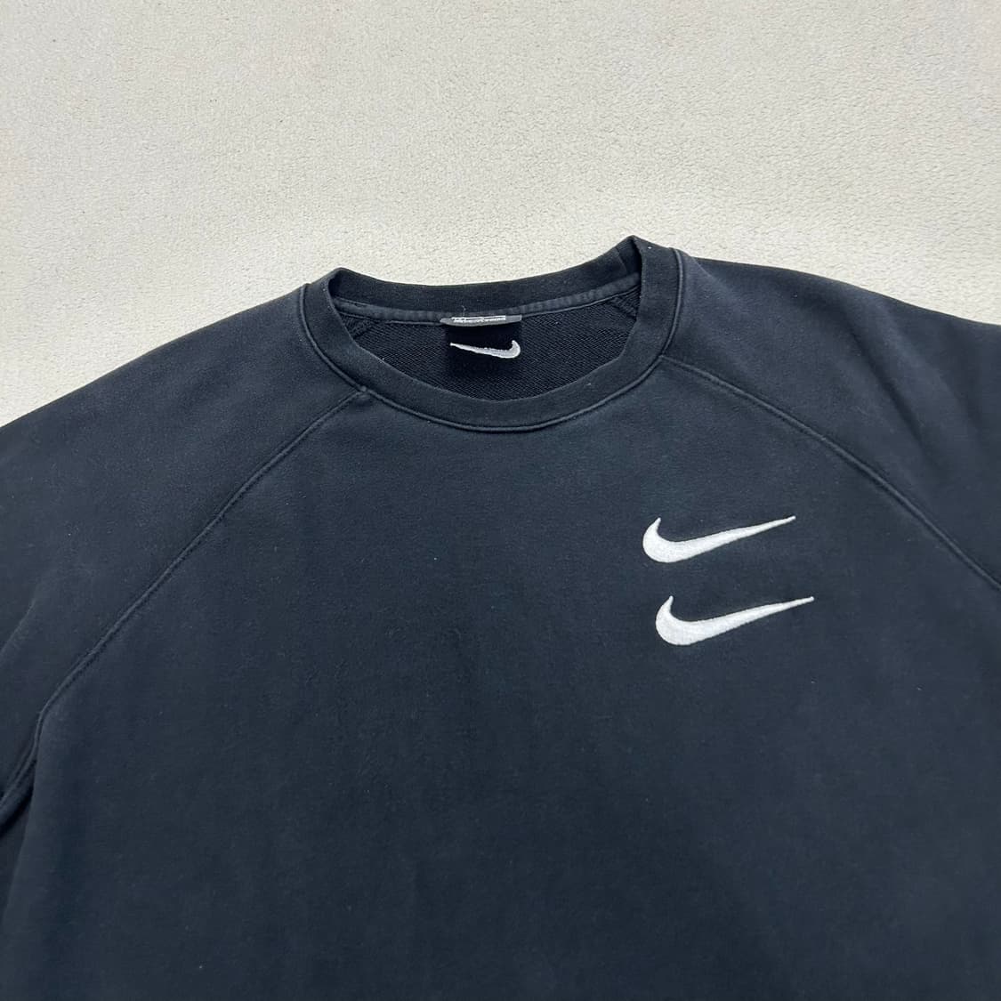 Nike double swoosh black sweatshirt 상품이미지7