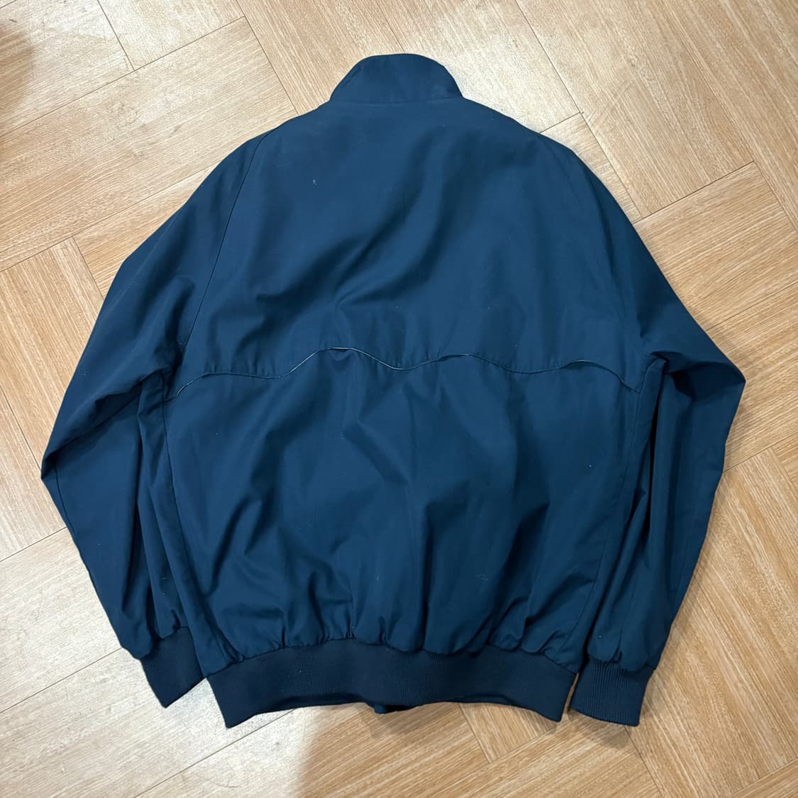 브룩스 브라더스 네이비 코튼&나일론 믹스 해링턴 자켓 상품이미지4