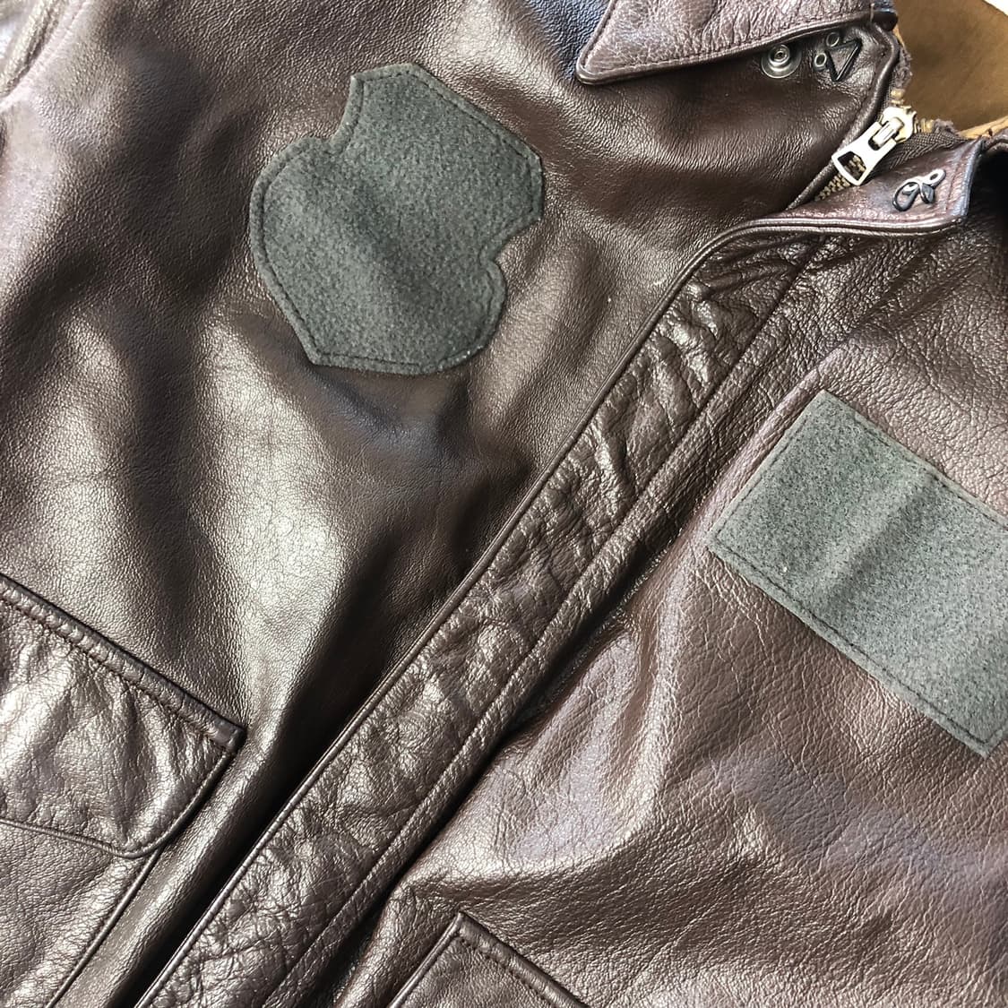 1980s 미군 오리지널 A2 플라이트 자켓 상품이미지4