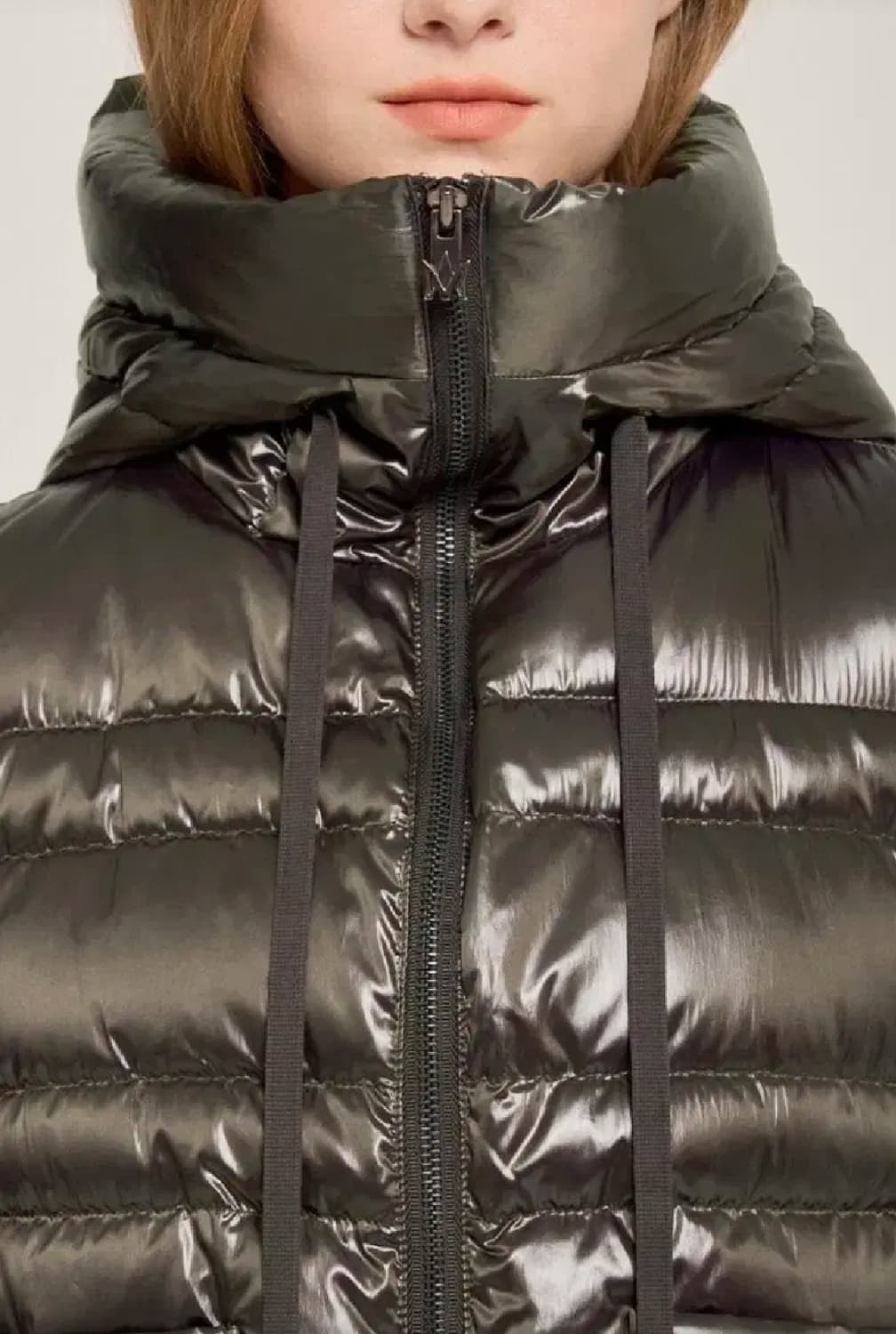 한섬 오즈세컨 2024 구스다운 후드  패딩 베스트 44~55 상품이미지3