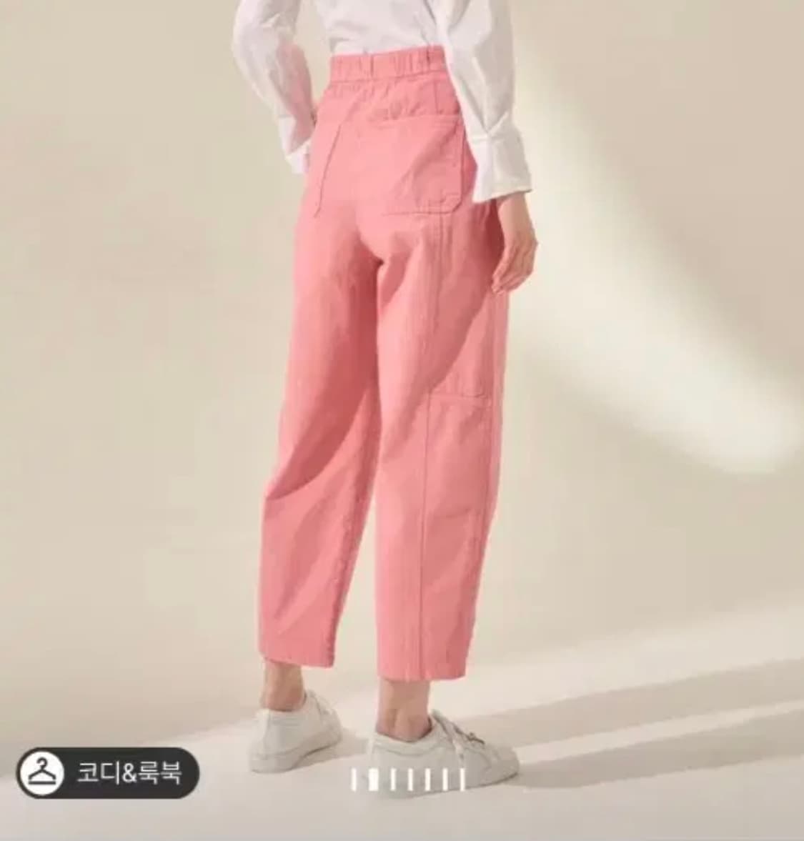 23ss 마인 린넨 블렌드 배기 팬츠 호칭 67-98사이즈 상품이미지2