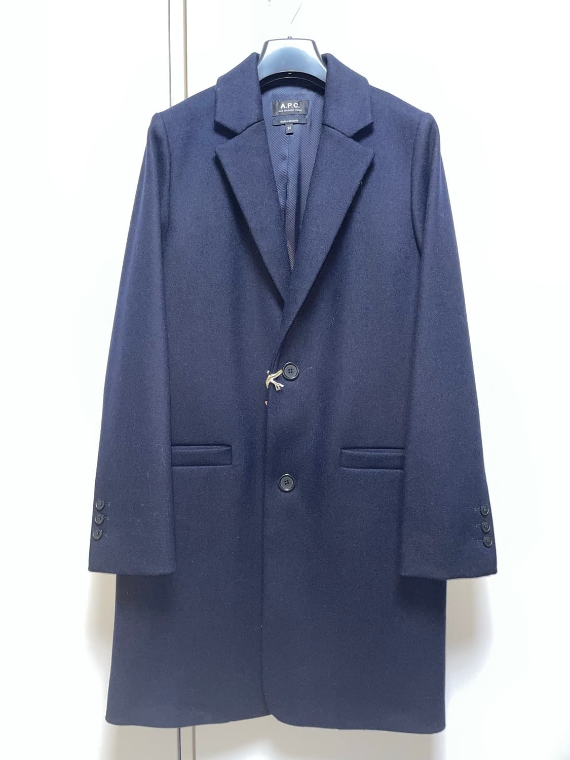 A.P.C. 레이디스 네이비 코트 36사이즈 상품이미지6