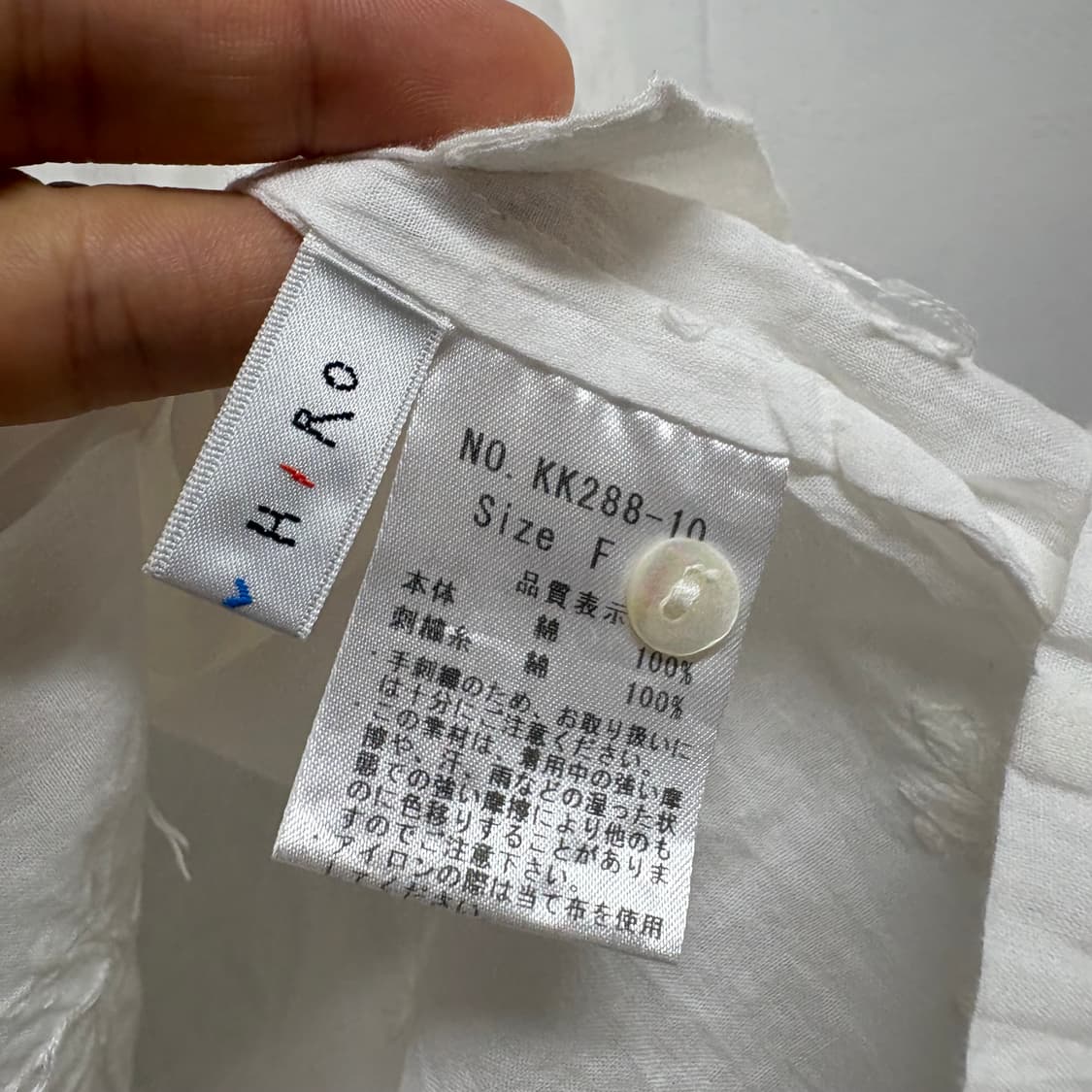 화이트 자수 모리걸 블라우스 F JPN 상품이미지3