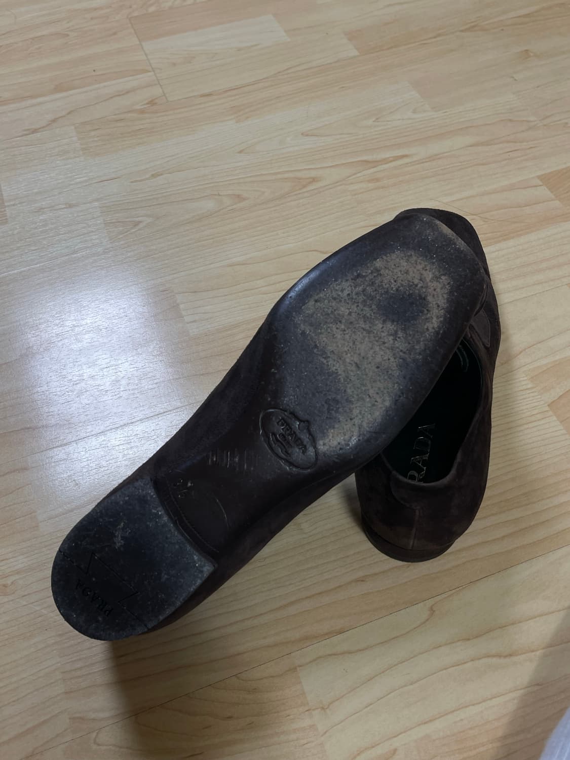 프라다 스웨이드 더비 로퍼 275 상품이미지9