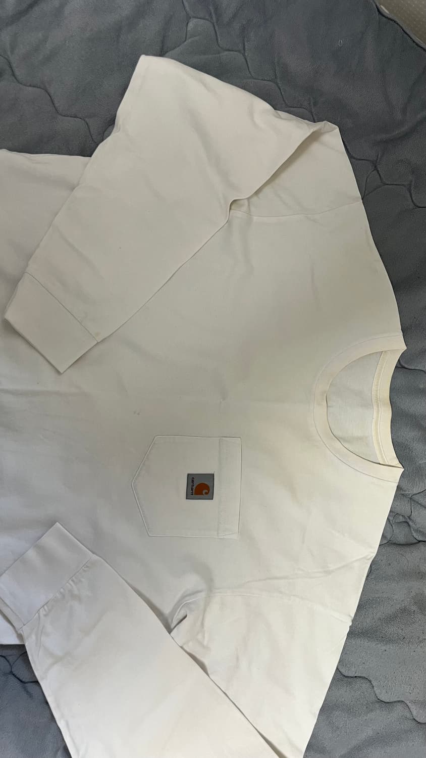 칼하트 wip 포켓 롱슬리브 긴팔 티셔츠 상품이미지2