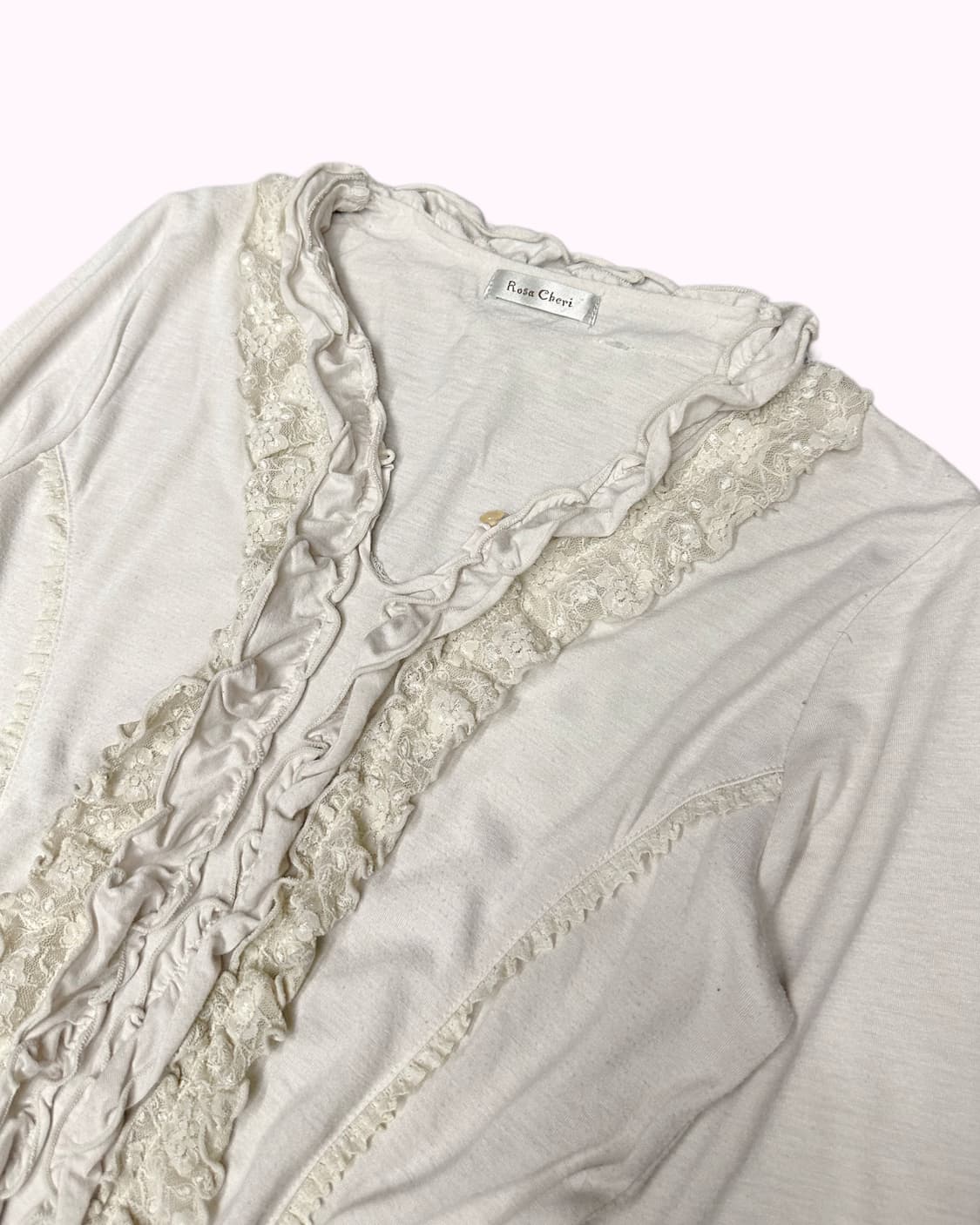 ROSA CHERI lace frill blouse 상품이미지2