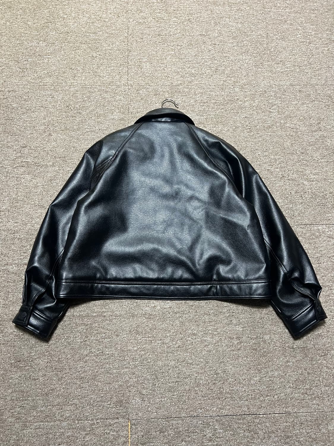 홀리스터 블랙 크롭 레더 자켓 M 상품이미지2