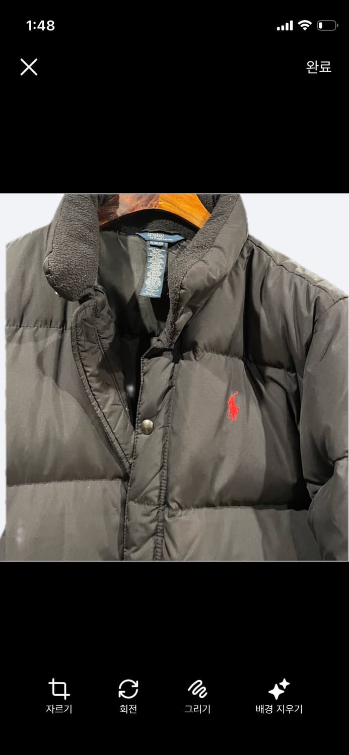 폴로 랄프로렌 블랙 다운 패딩 상품이미지3