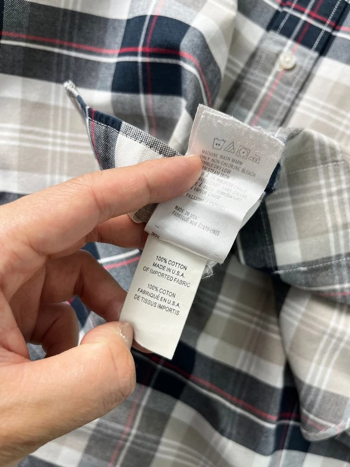 톰브라운 made in USA 체크 옥스퍼드 셔츠 PN3452 상품이미지9