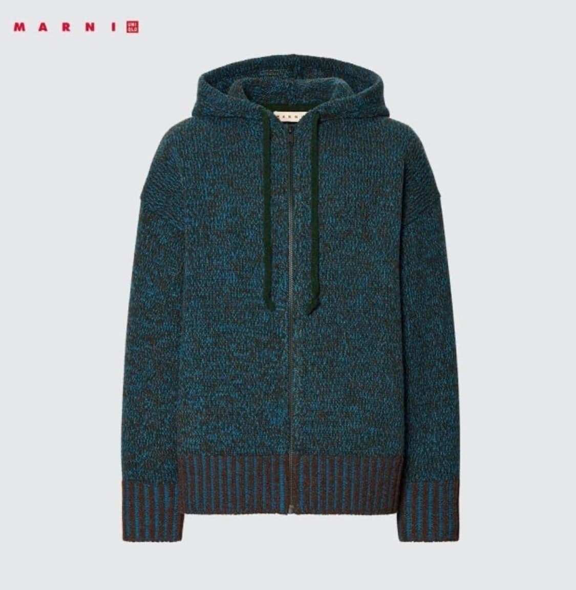 유니클로 마르니 후드 니트집업 m 상품이미지1