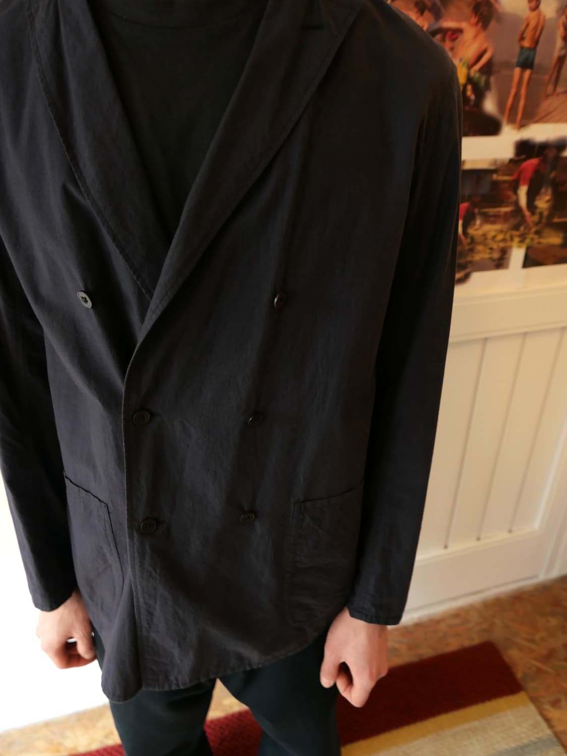 코모리 더블 블레이저 자켓 상품이미지2