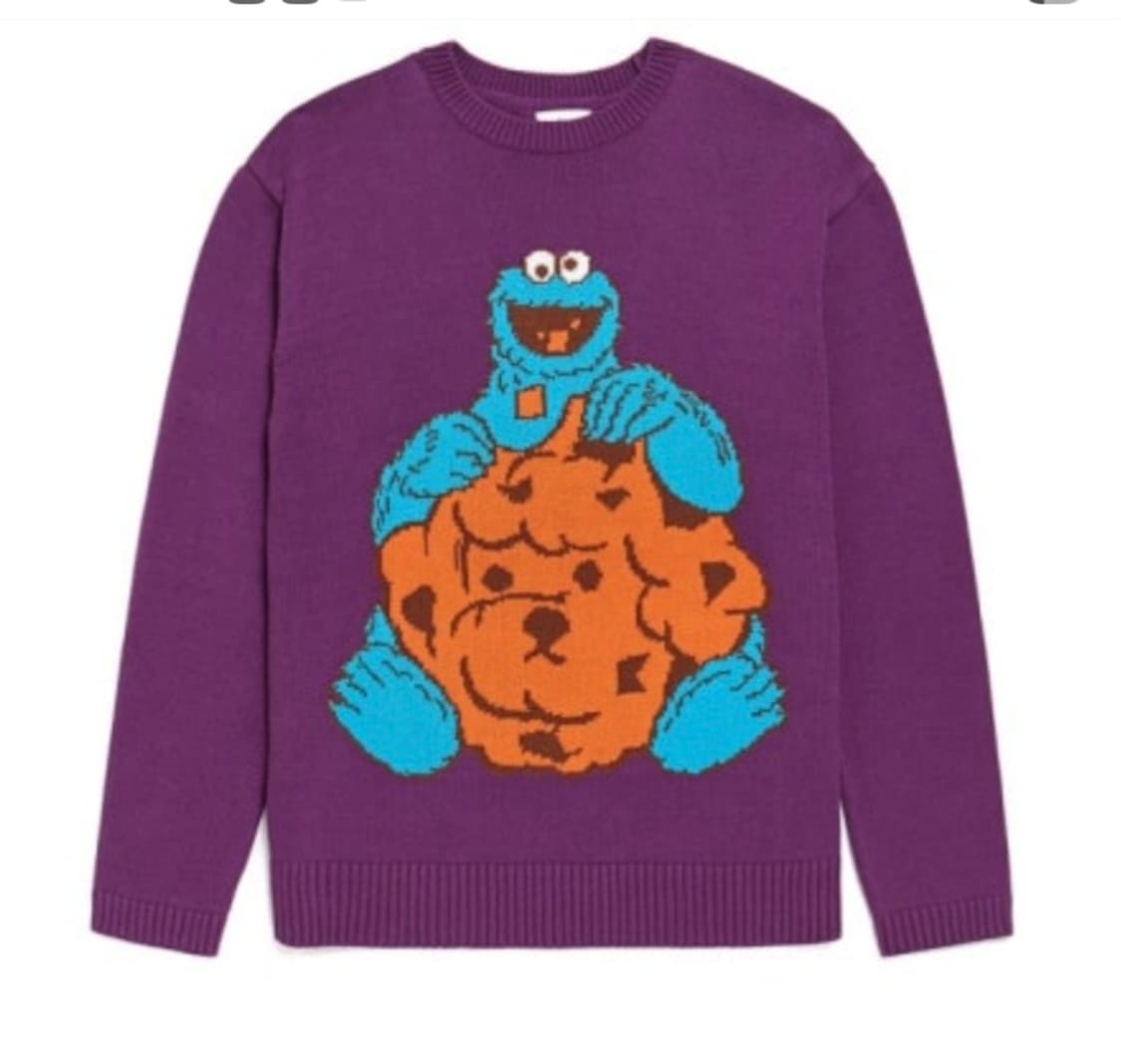 비욘드 클로젯 쿠키몬스터 니트 상품이미지1