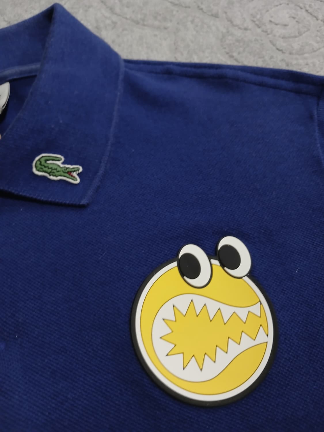 라코스테 블루 반팔 카라티 포인트 패치 M 상품이미지5