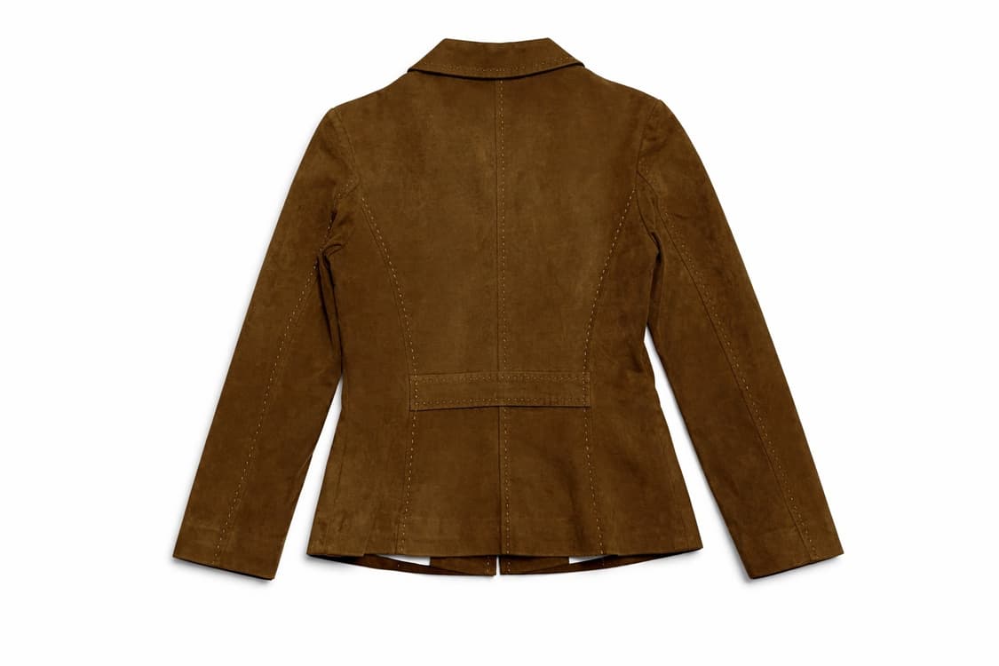 JPN 일본 빈티지 J.PRESS 웨스턴 브라운 스웨이드 인조가죽 자켓 상품이미지2