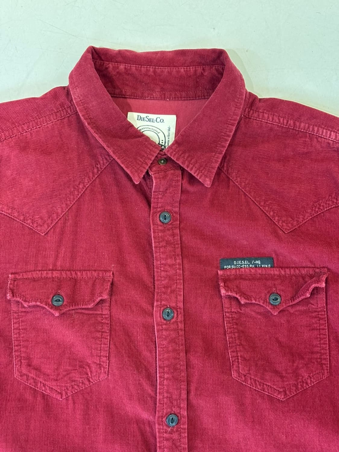 Vintage Diesel Corduroy Shirt 상품이미지4