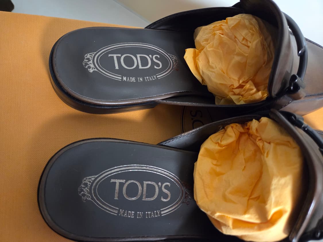 토즈 TOD'S 더블티 브라운 블로퍼 상품이미지7