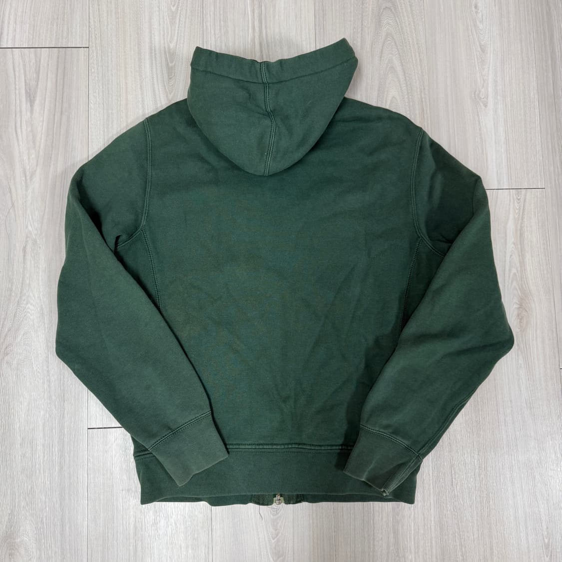 폴로 와플 초록 후드집업 상품이미지4