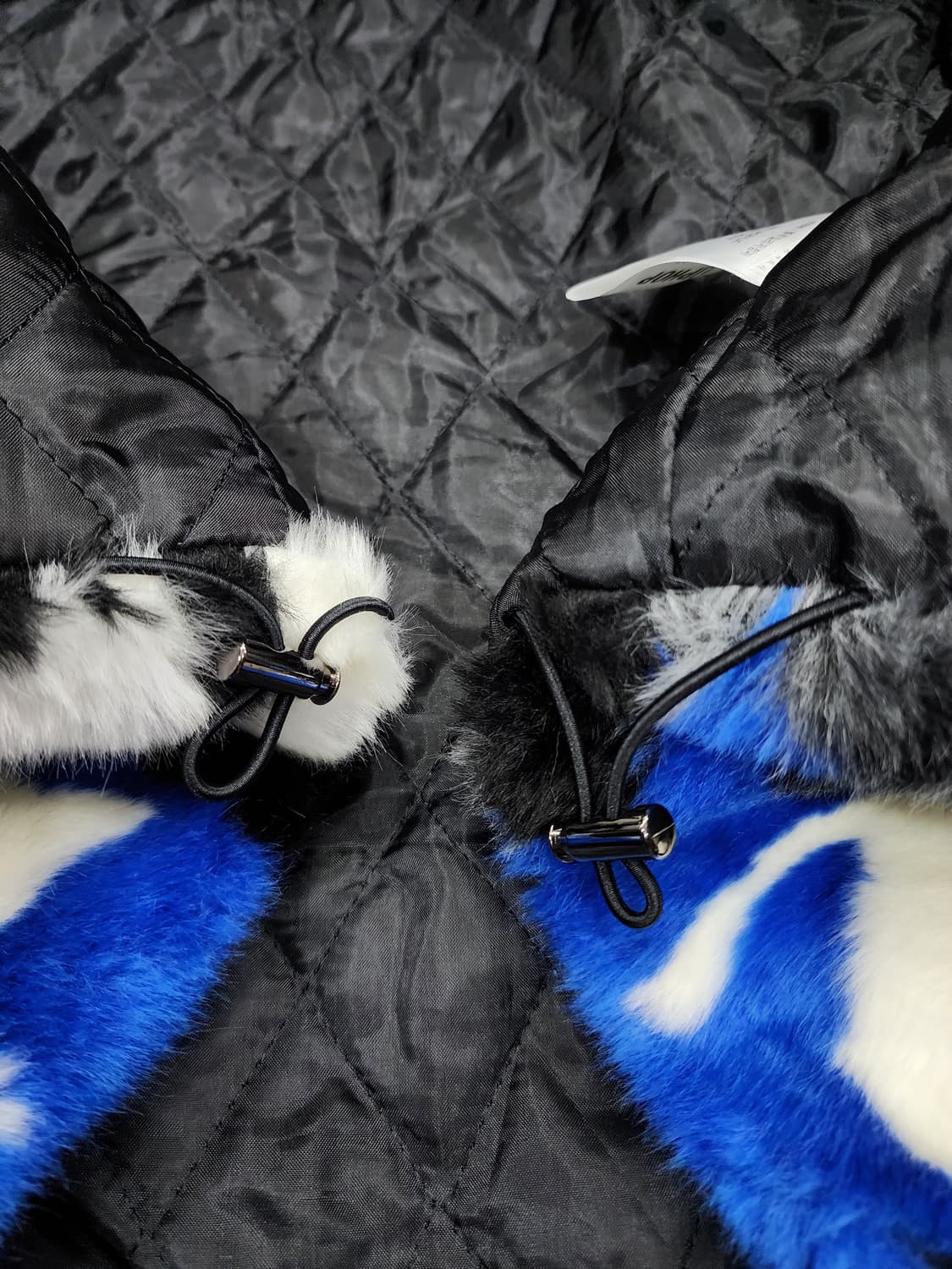 립합 블루 밀리 카모플라쥬 퍼 자켓 상품이미지6