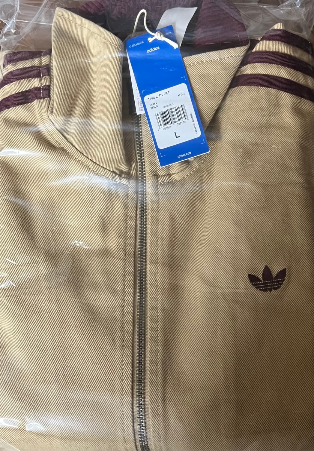 [새상품] 아디다스 트윌 풀집 자켓 - 베이지  L 상품이미지3