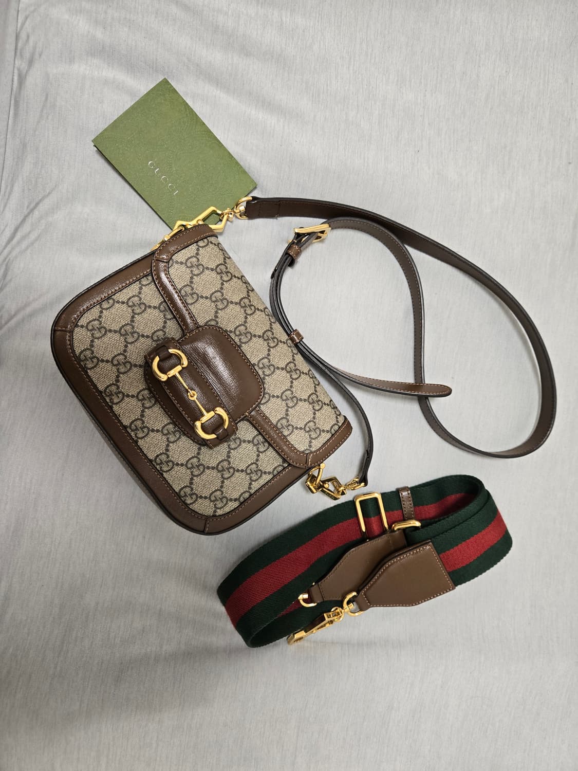 구찌 홀스빗 1955 미니숄더백 상품이미지1