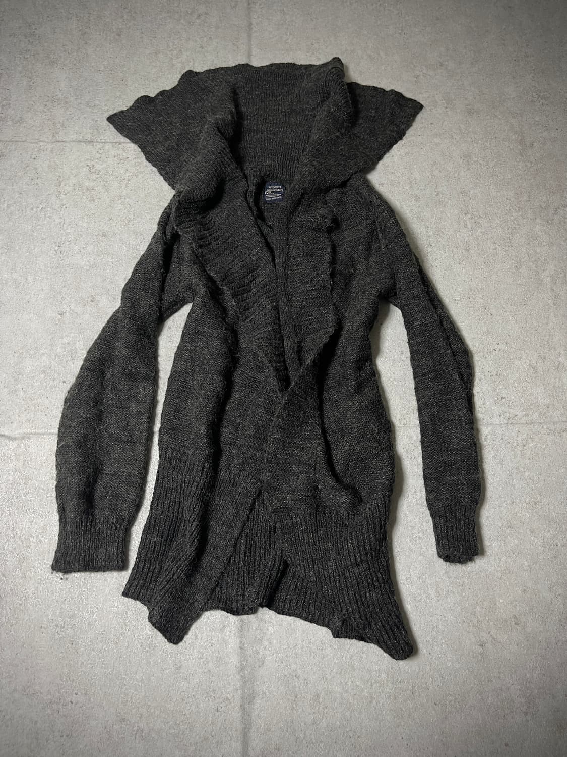 muffler collar knit cardigan 상품이미지1