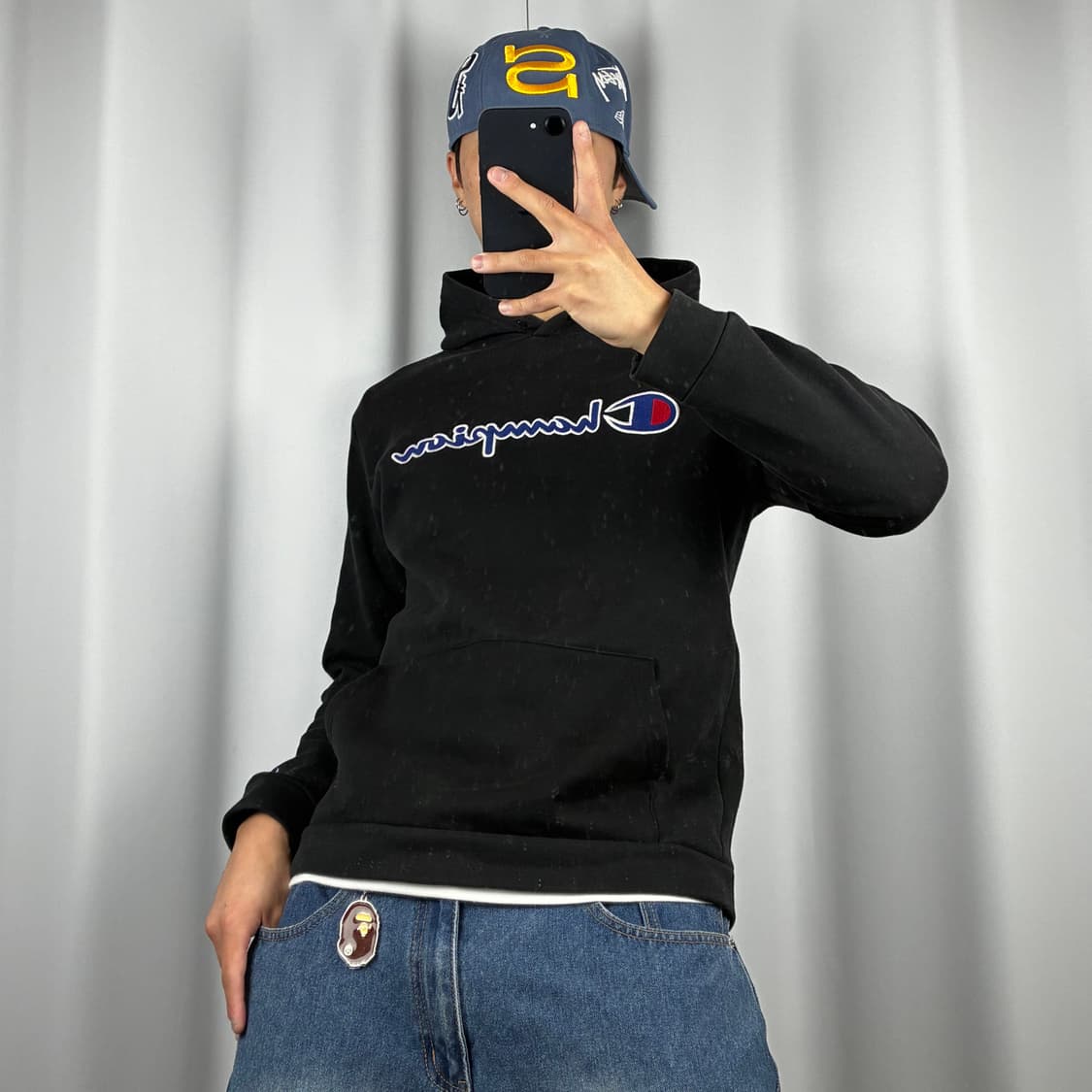 <챔피온 빅 로고 후드티> No.1466 상품이미지2