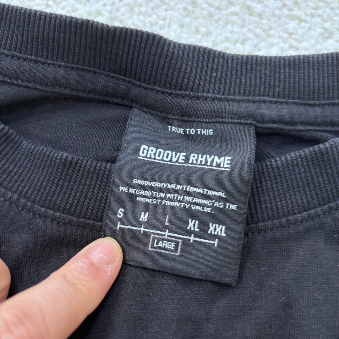 L 그루브라임 반팔 프린팅 티셔츠0304E 상품이미지3