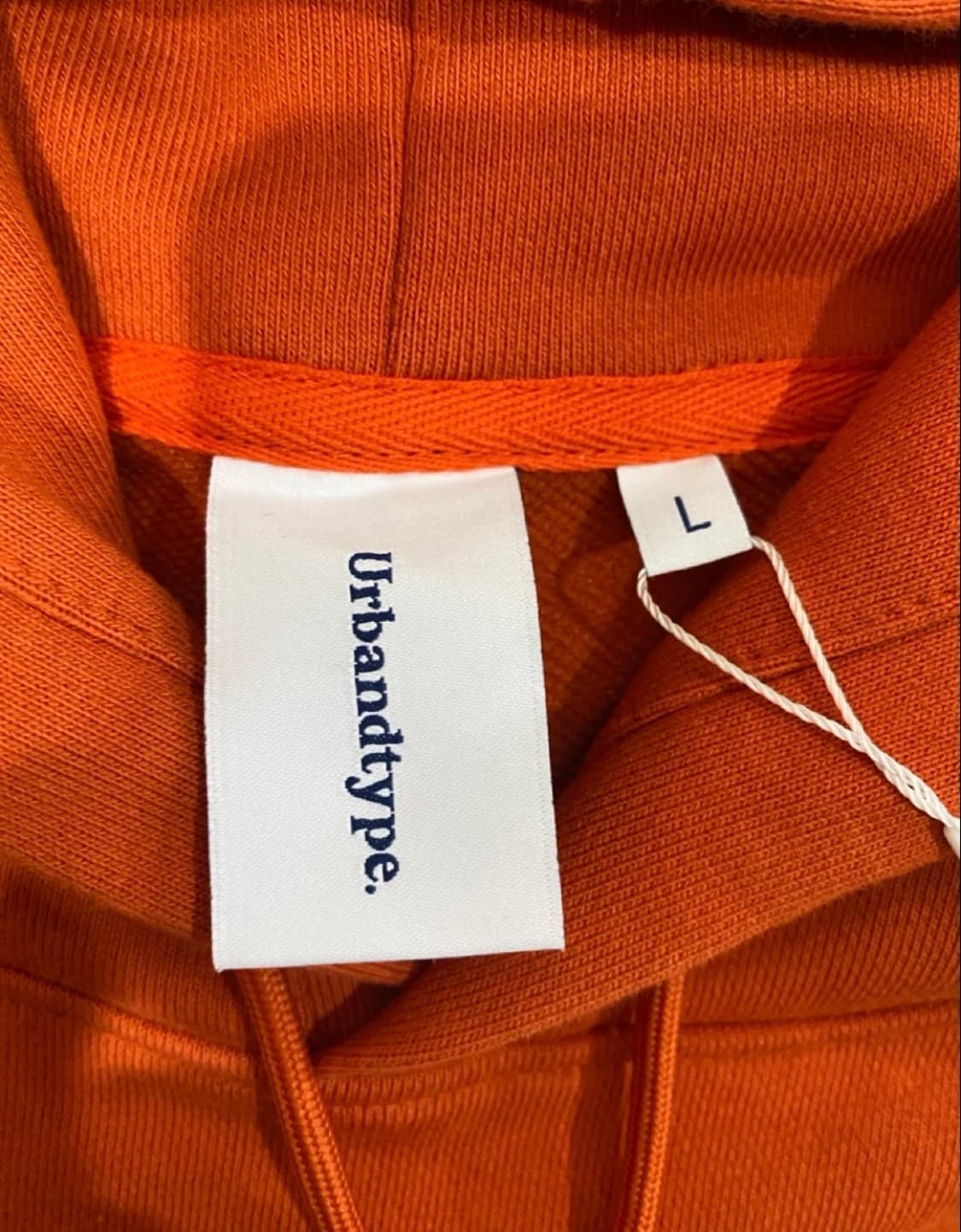 어반디타입 오렌지 후드티 L 상품이미지6