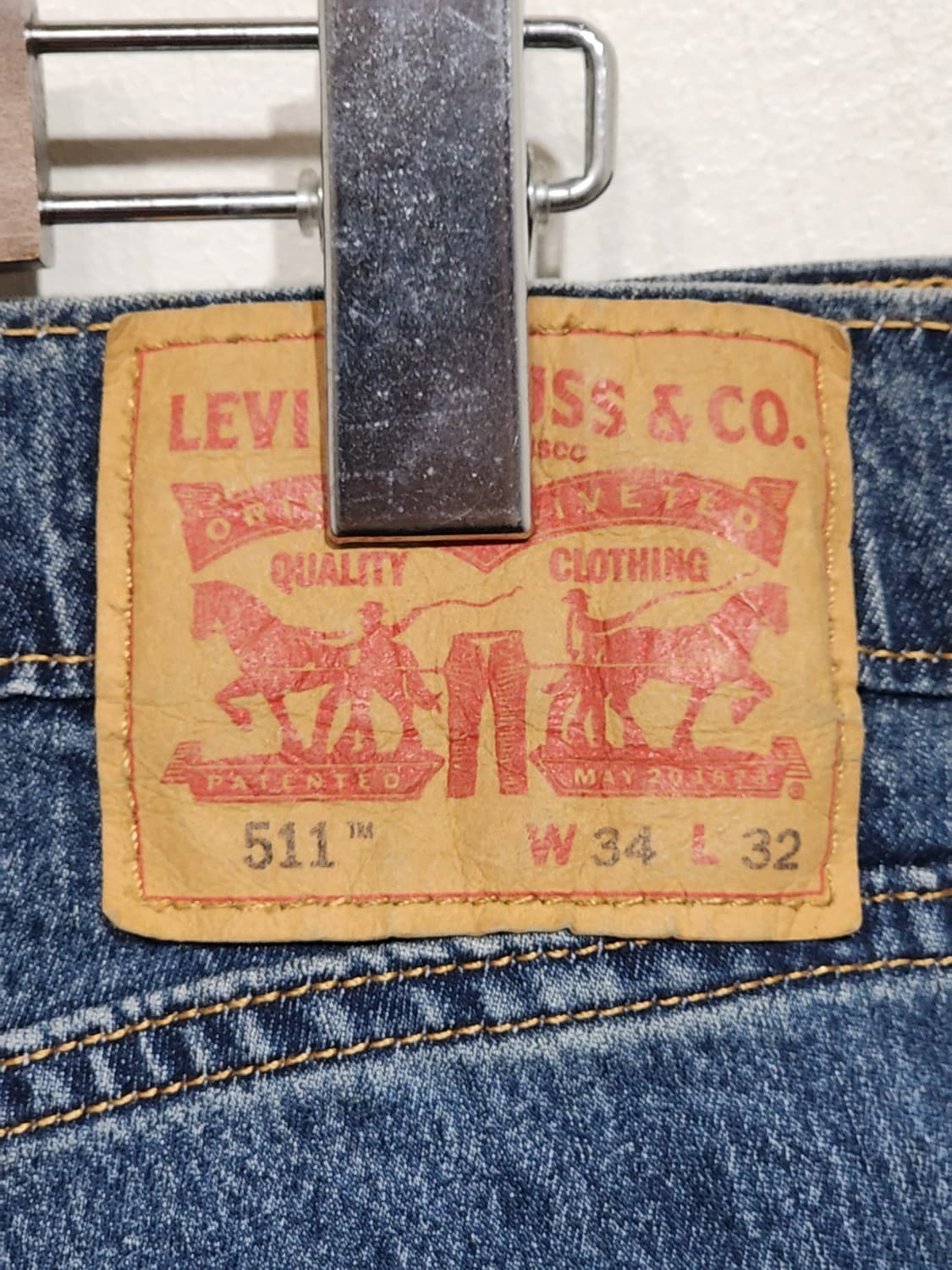 (34) 리바이스 511 청바지 중청 스판 데님팬츠 145주년판  상품이미지5