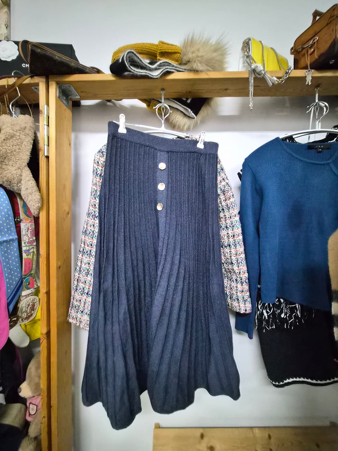 질스튜어트 태슬 트위드.더 아이잗 니트 스커트 상품이미지8