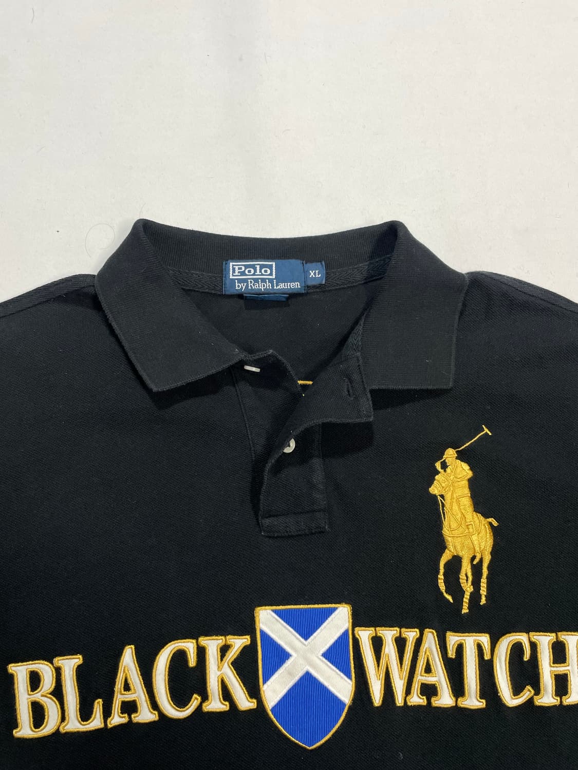 90‘s 랄프로렌 폴로 치프키프 빅포니 블랙와치  상품이미지3