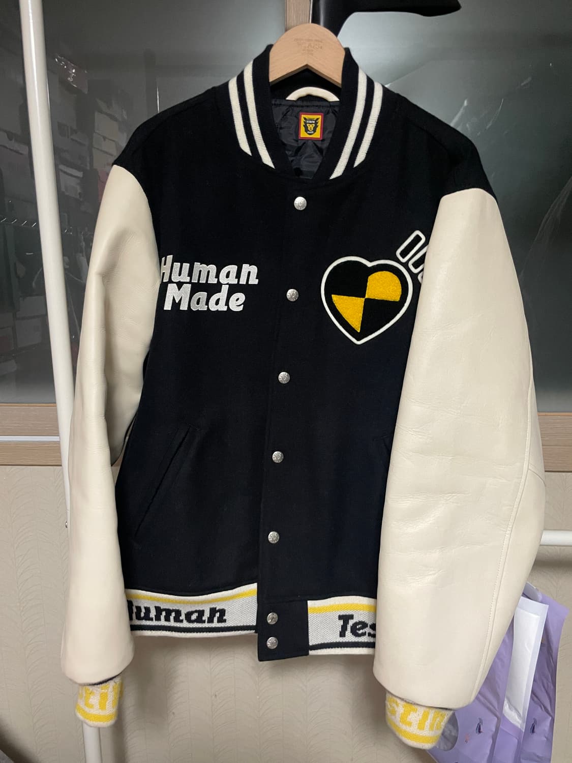 [XL] 휴먼메이드 에이셉라키 휴먼테스팅 바시티자켓 상품이미지1