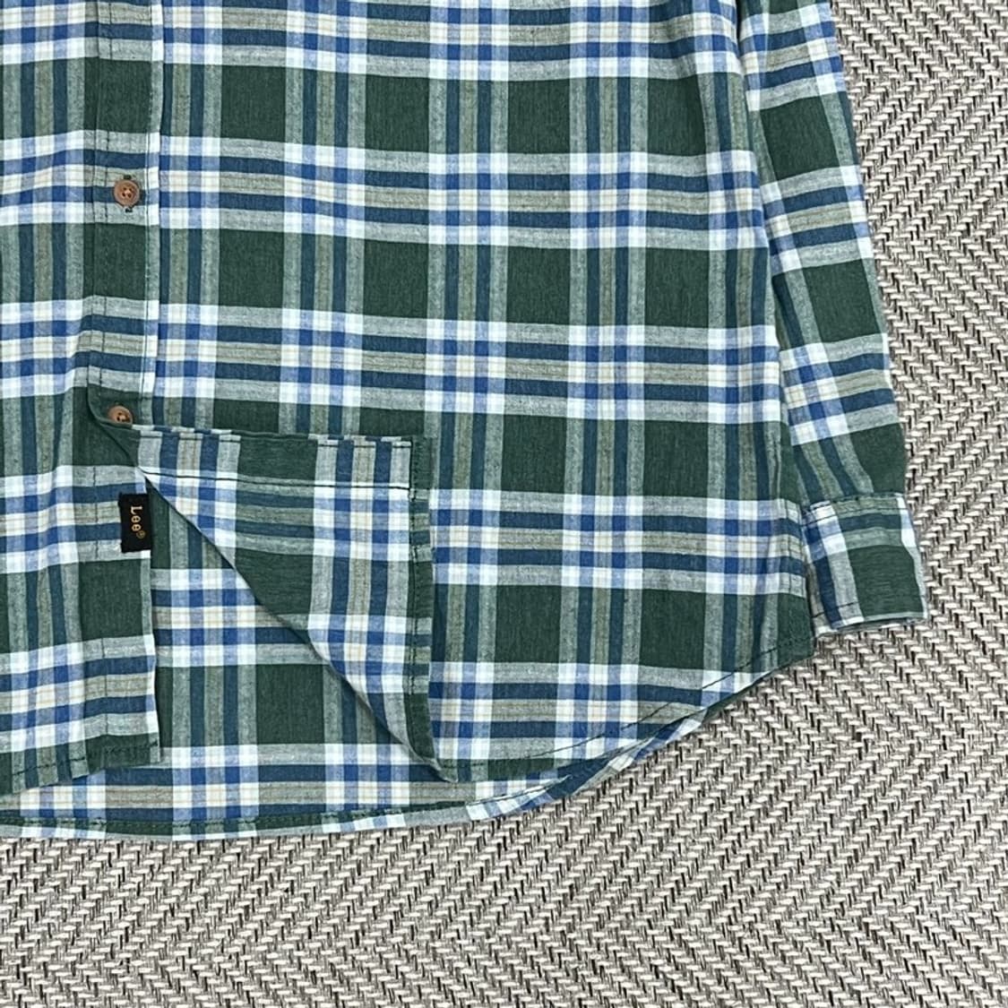 lee 투포켓 체크 셔츠 v0747 상품이미지5